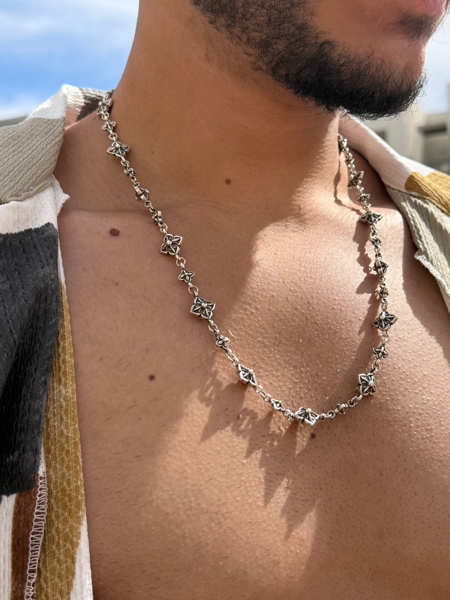 Rpika Solid Chain For Men Sterling Silver925 -62cm