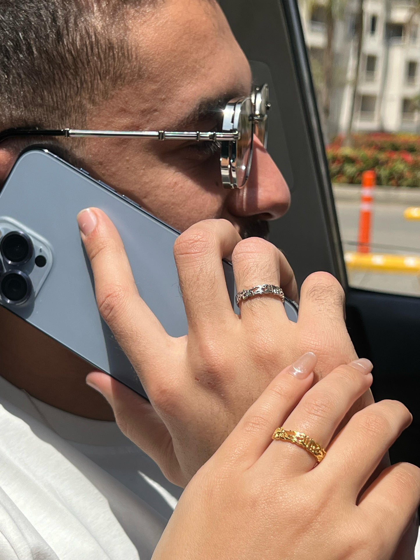Couple Band Ring - 925Silver
(لقد جمعنا الحب فمن يفرقنا)💞
