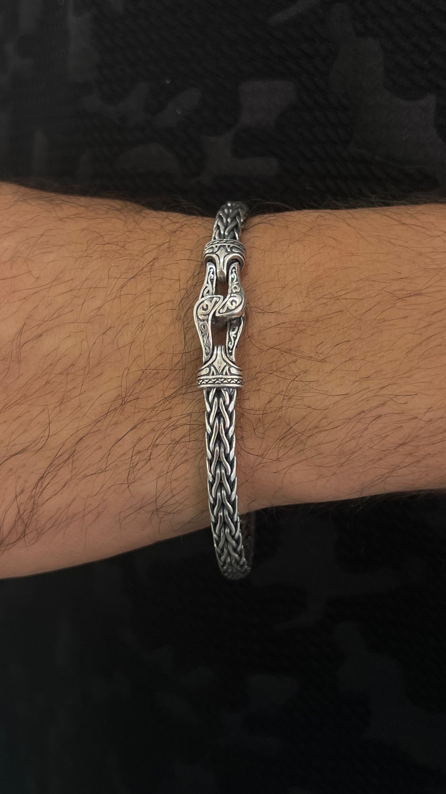 Link Masculine Bracelet -pure silver S925
