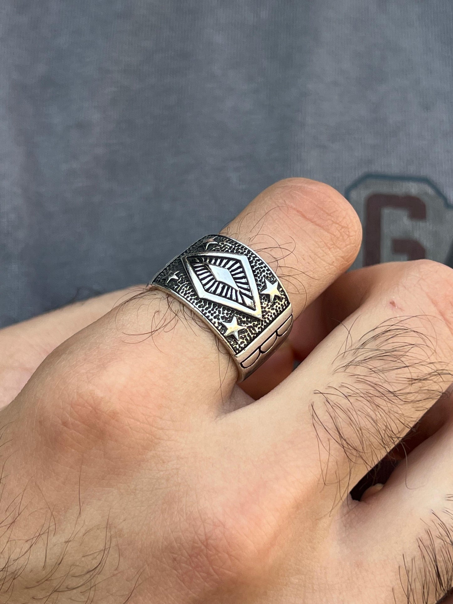 Sultan’s Vision Ring -for Men's Sterling Silver 925s
