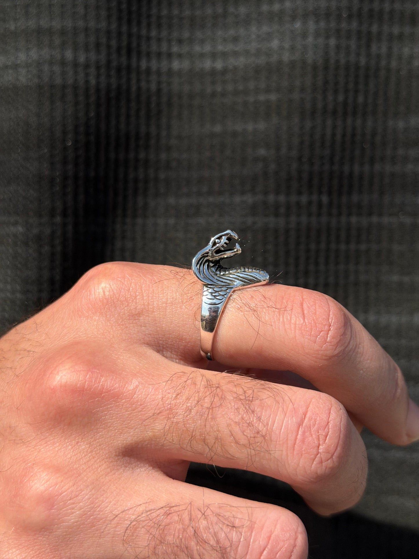 Cobra Ring -Sterling Silver 925s
