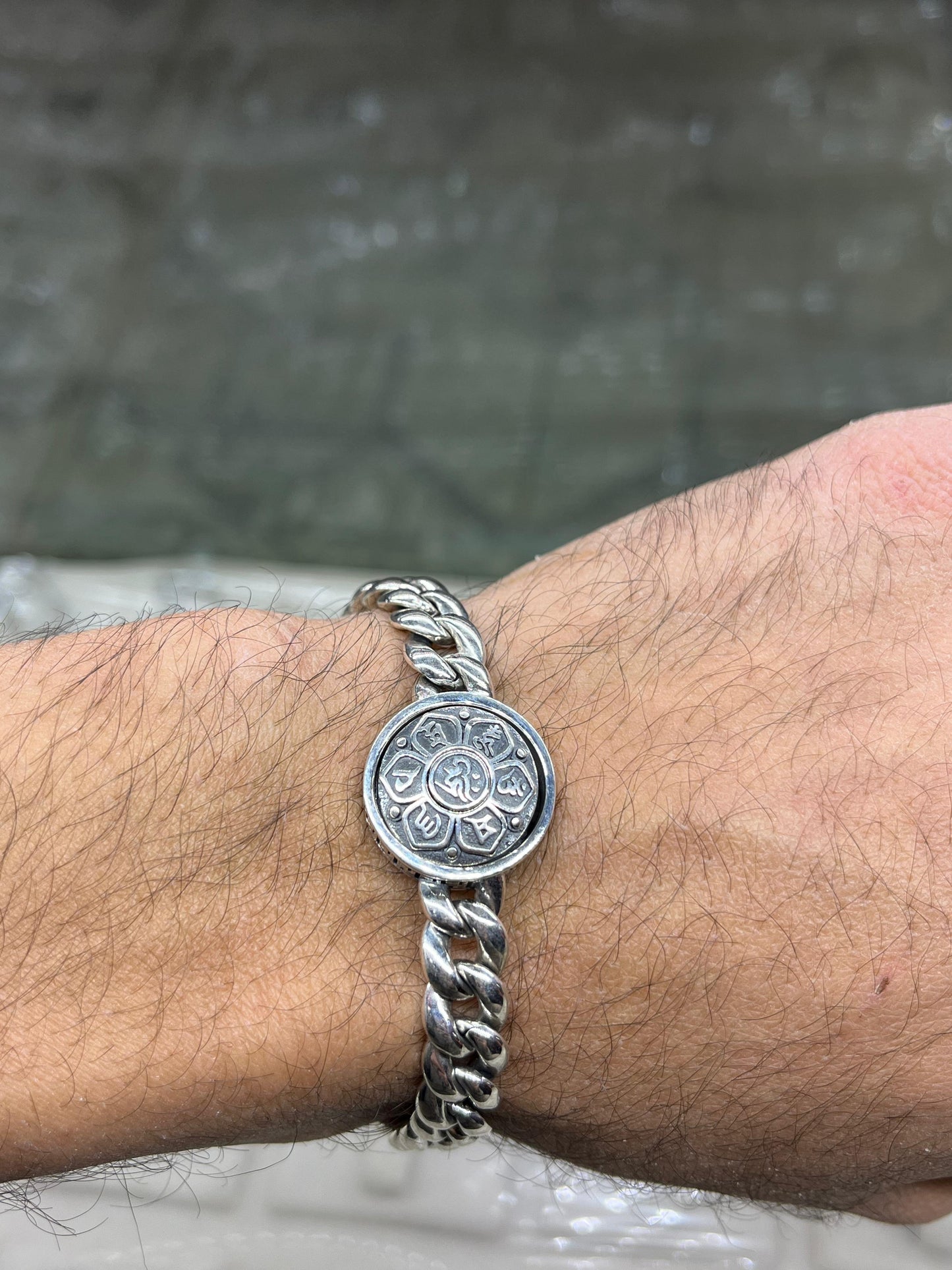 Dragon Edition Rotating Tibetan Exclusive Bracelet S925 Sterling Silver for men