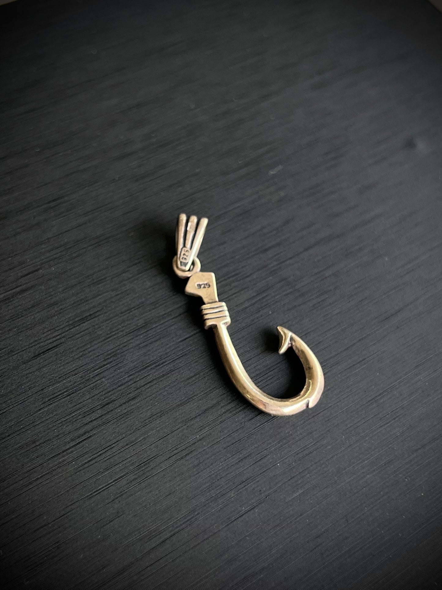 Hook Pendant β S925 Silver-4cm