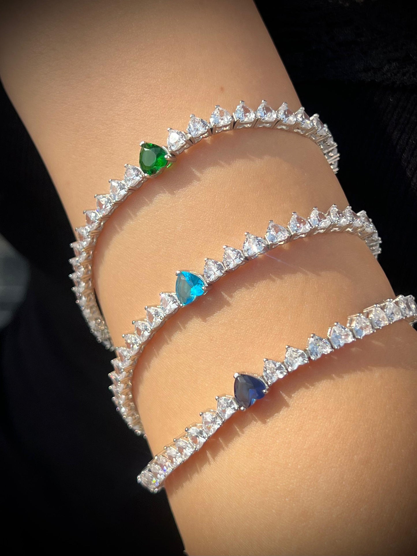 Diva Tennis Bracelet -in Sterling Silver -925