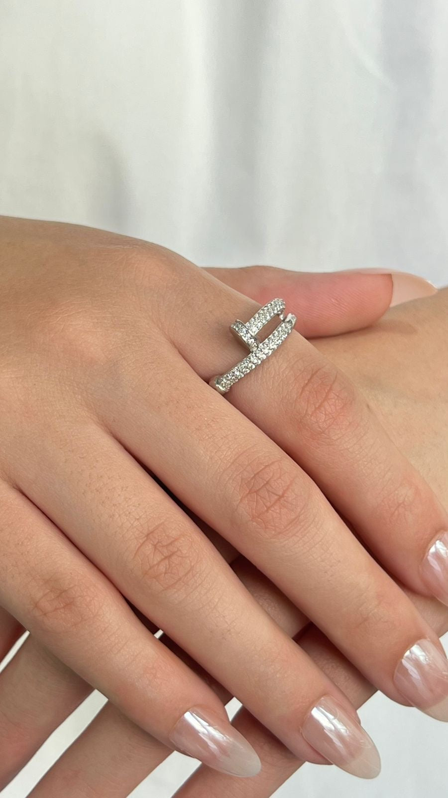 Cartier Ring -Italian Sterling Silver -S925