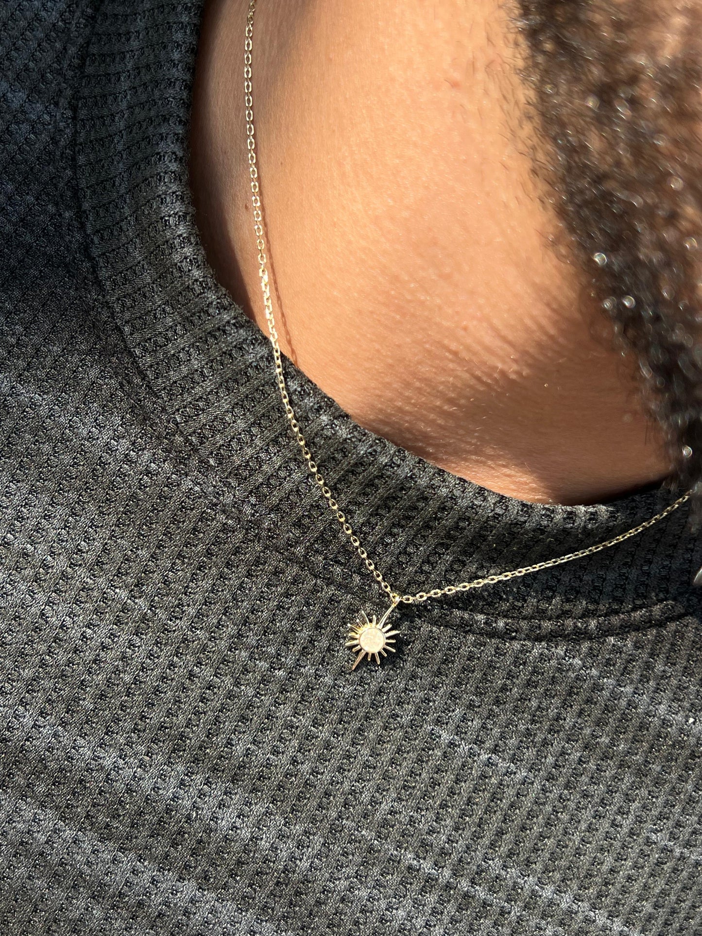 GOLD Plated Star Necklace for Men's Sterling Silver 925s