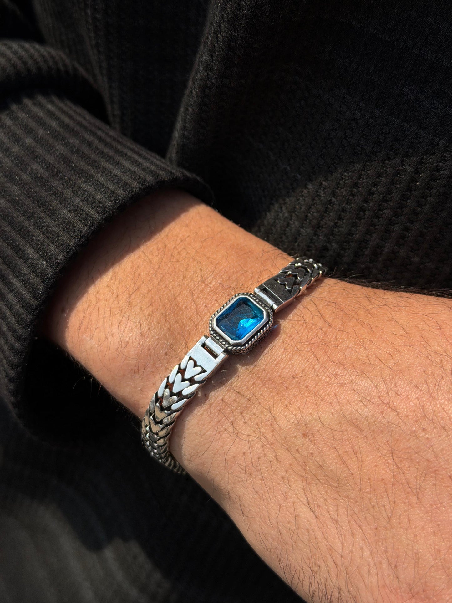 Aura Bracelet S925 Sterling Silver -(20cm-8mm)