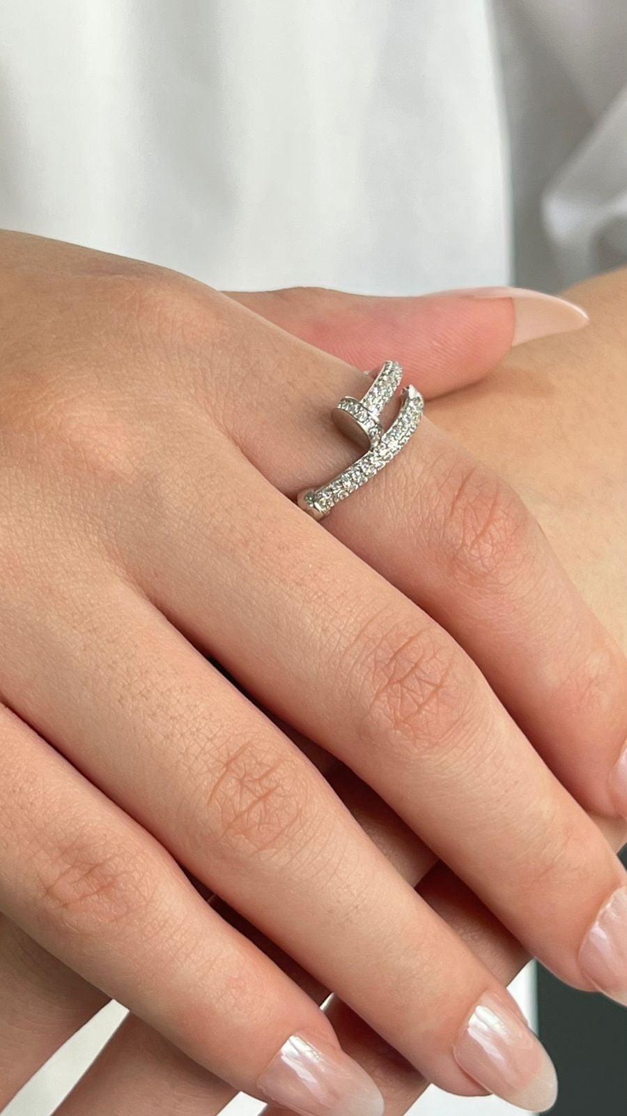 Cartier Ring -Italian Sterling Silver -S925