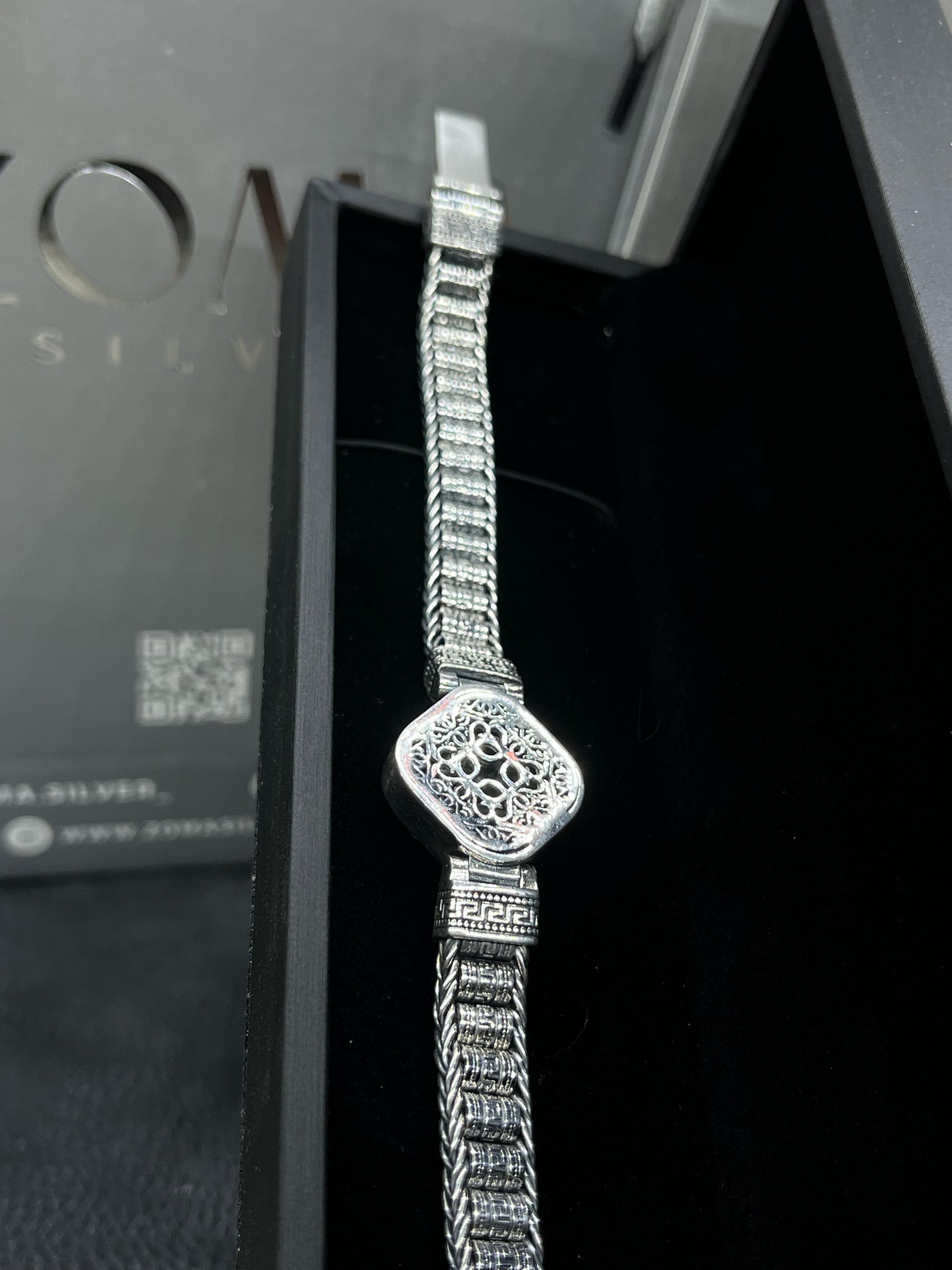Aslanor Lion Head Bracelet for Men Sterling Silver 925s,