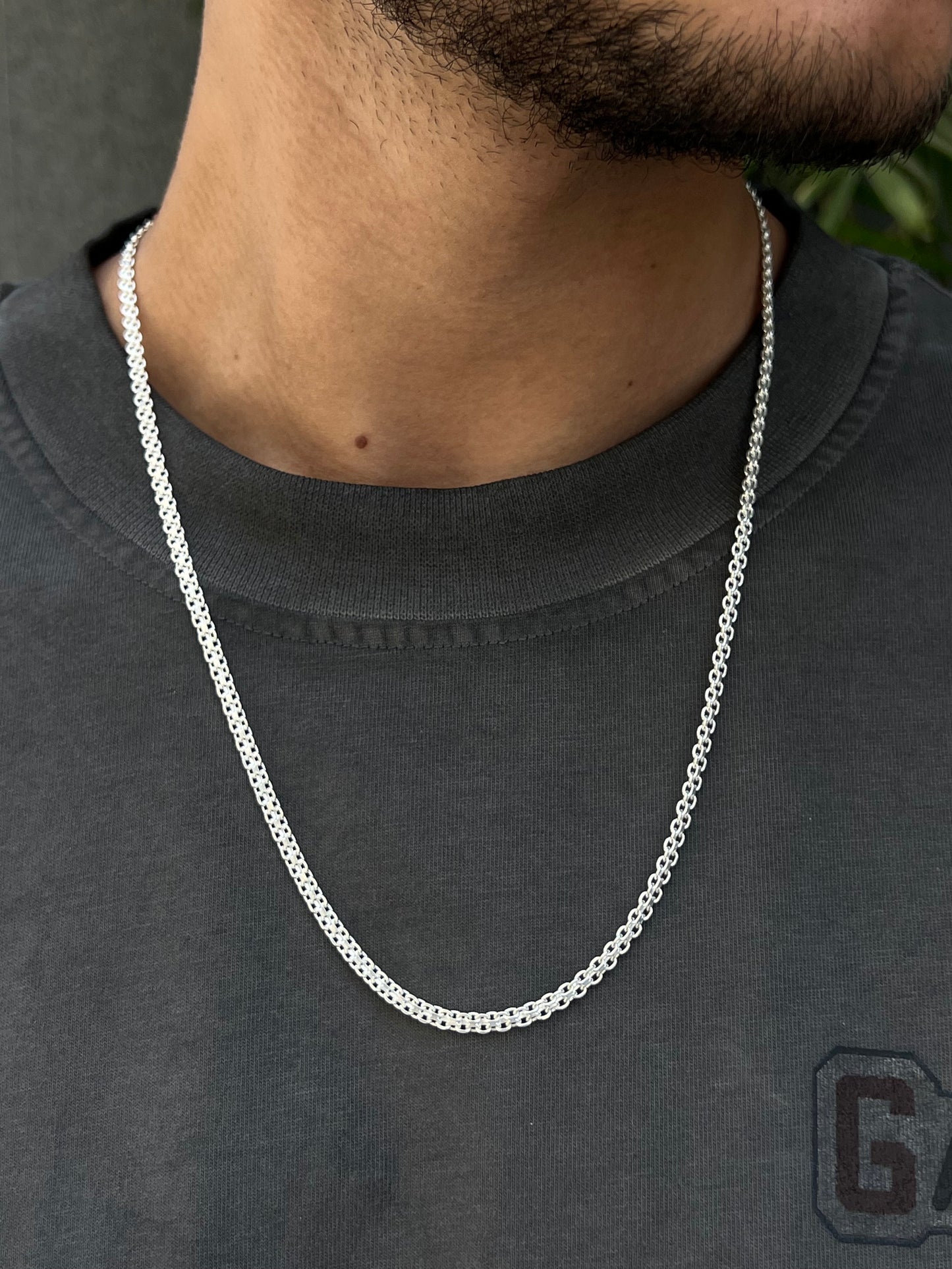 Bismark Necklace for Men's Sterling Silver 925s