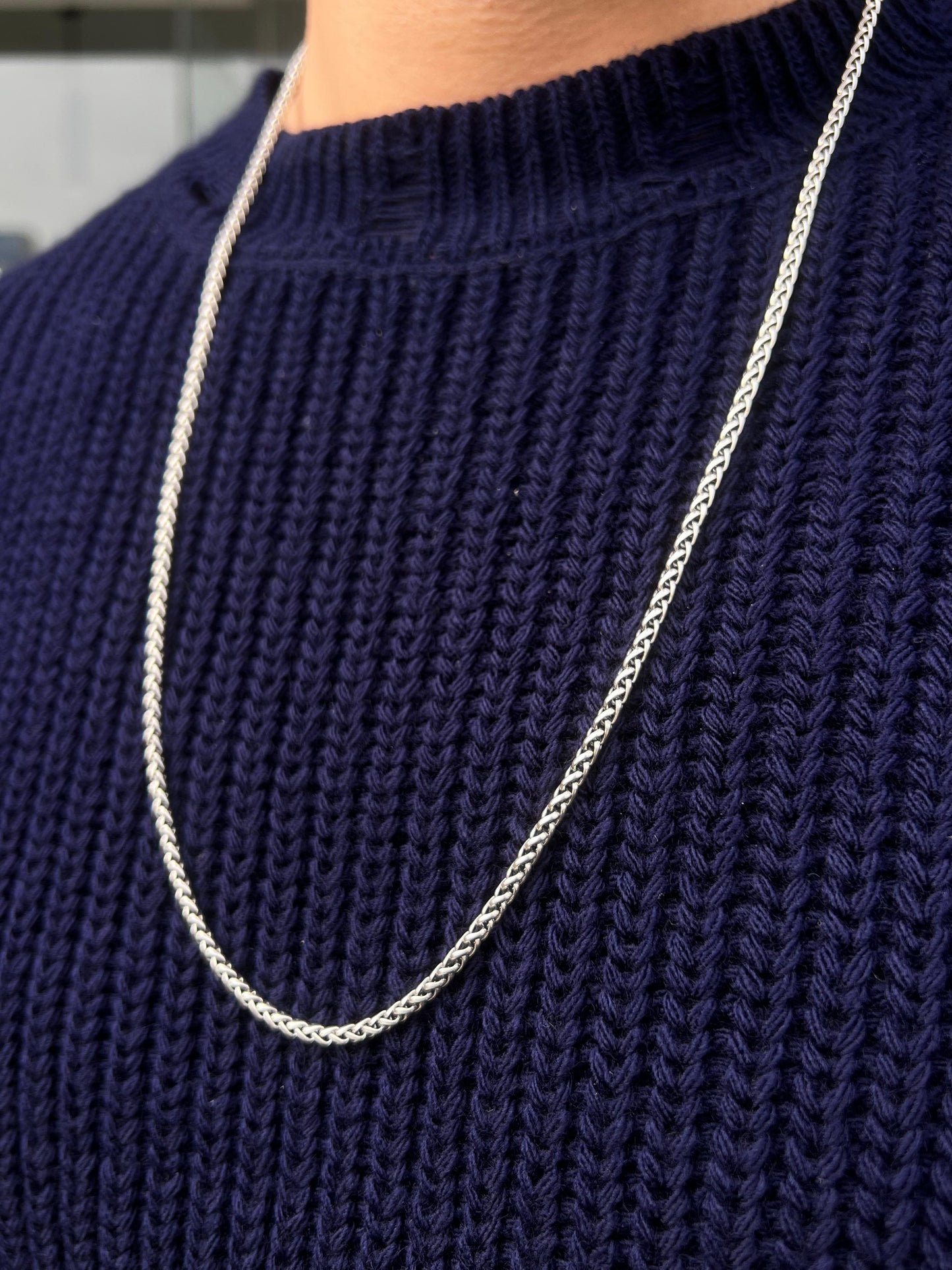 Valor Necklace For Men Sterling Silver - 925