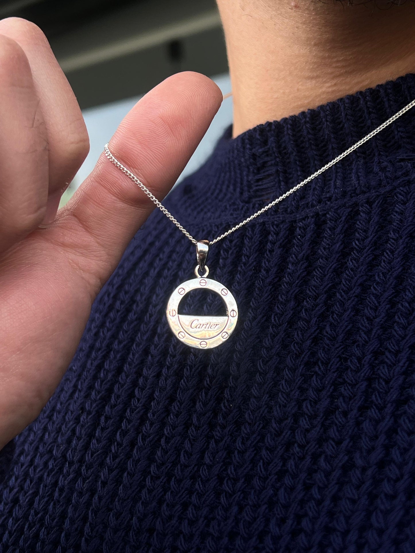 Designer Necklace Sterling Silver 925s