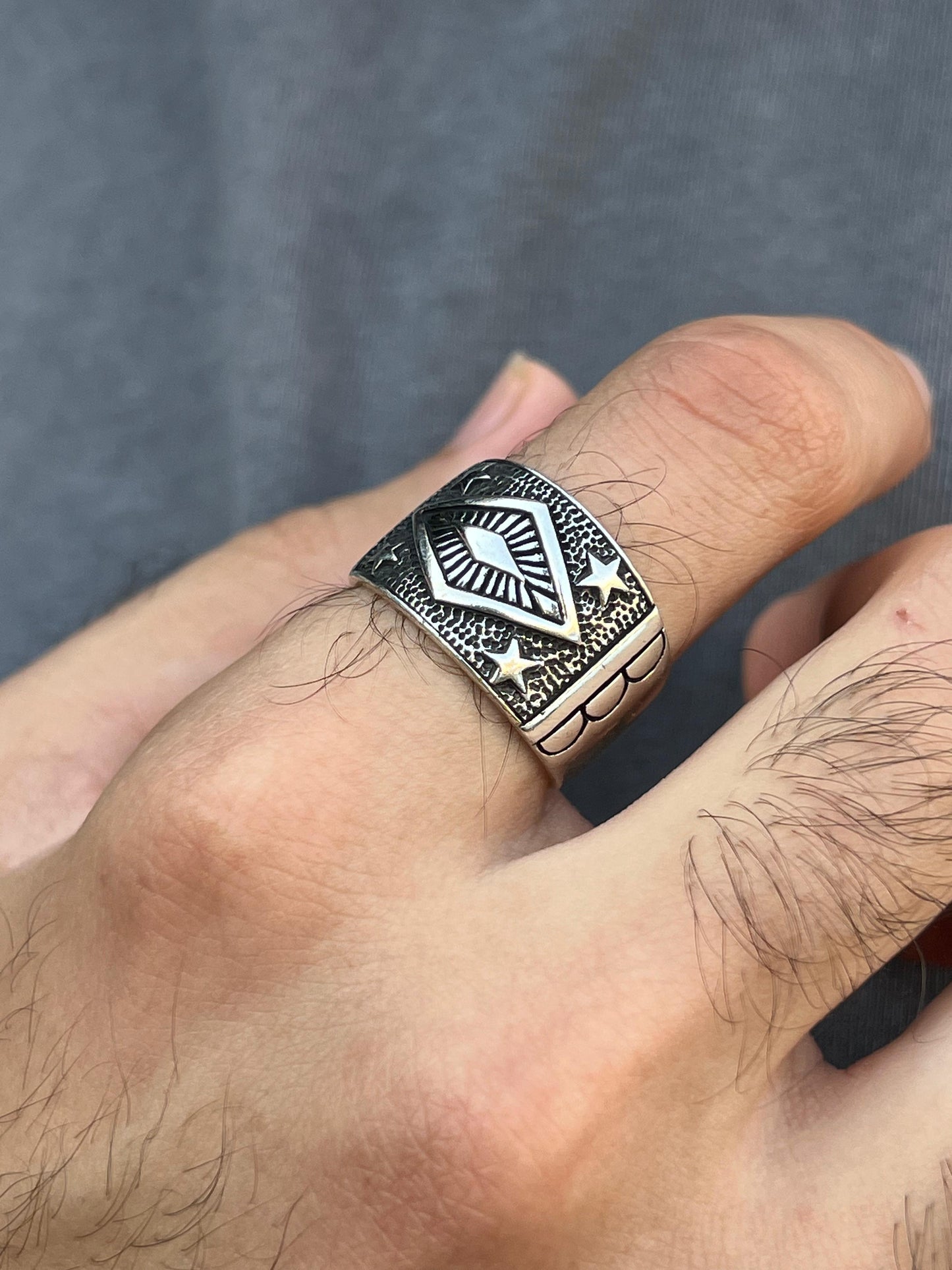Sultan’s Vision Ring -for Men's Sterling Silver 925s