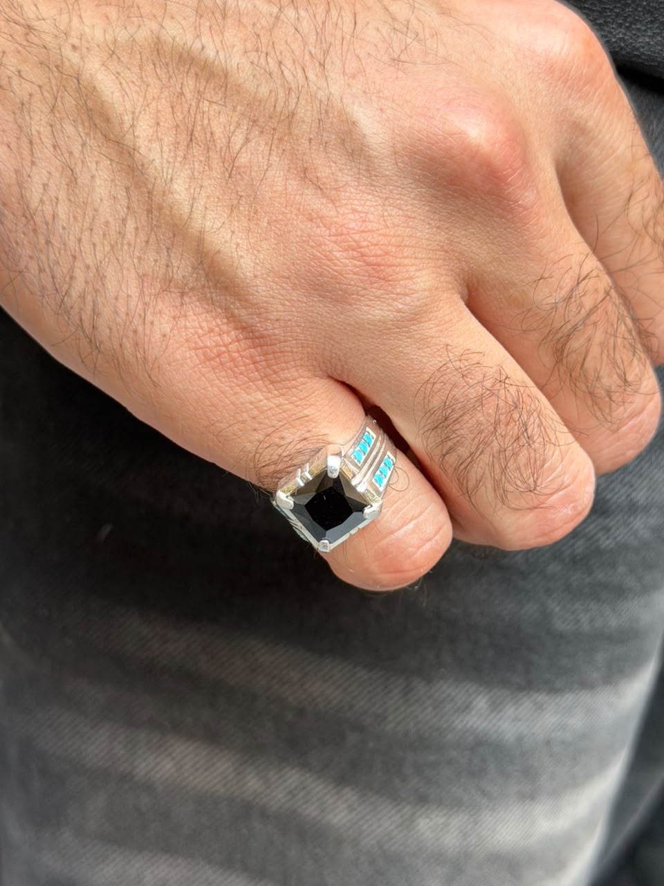 Noir Monarch Ring -Sterling Silver 925s