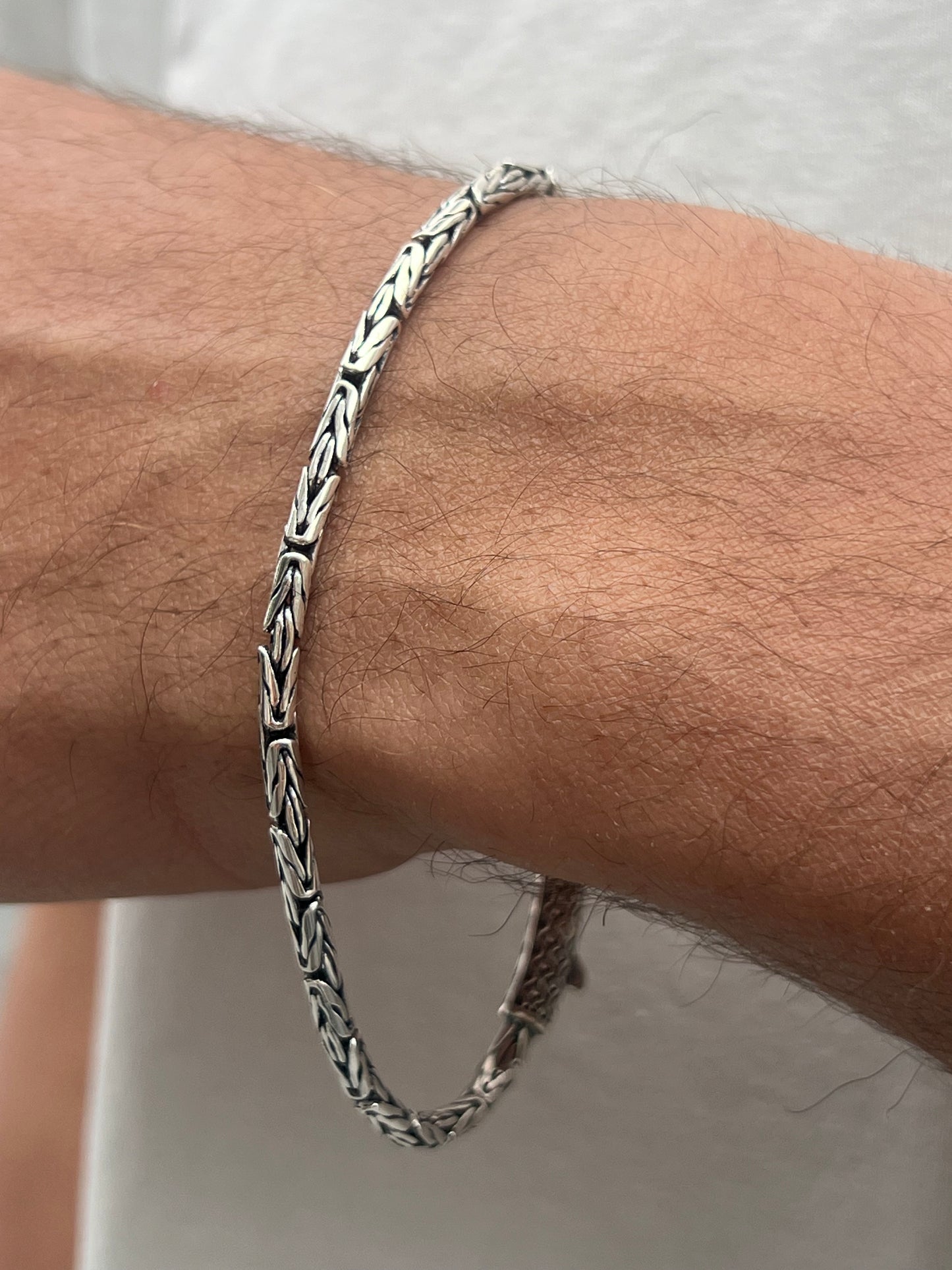 Limited Edition- King Bracelet for Men Sterling Silver 925s