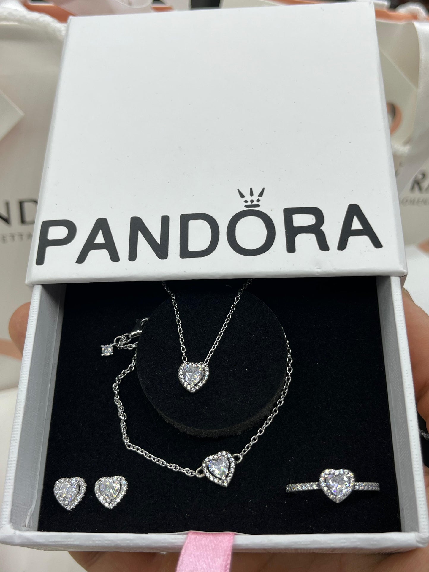 Original Pandora Full Heart Set - Italian Silver 925