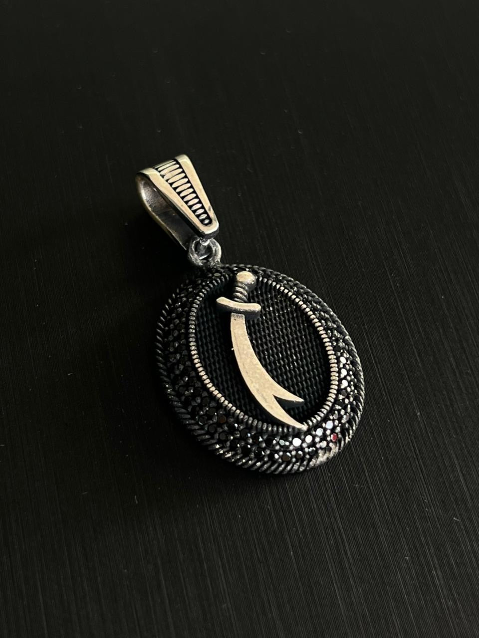 Zulfkar Sword Pendant – S925 Silver-3cm