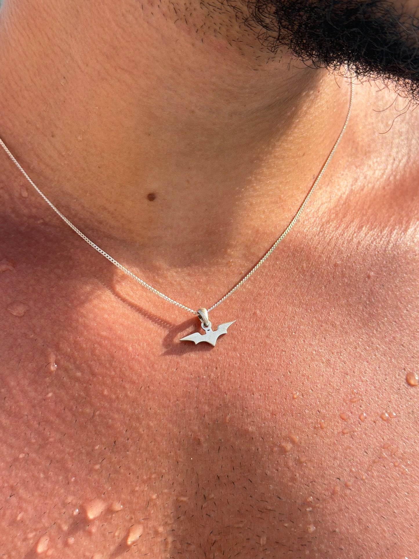 Batman Necklace for Men's Sterling Silver 925s🦇