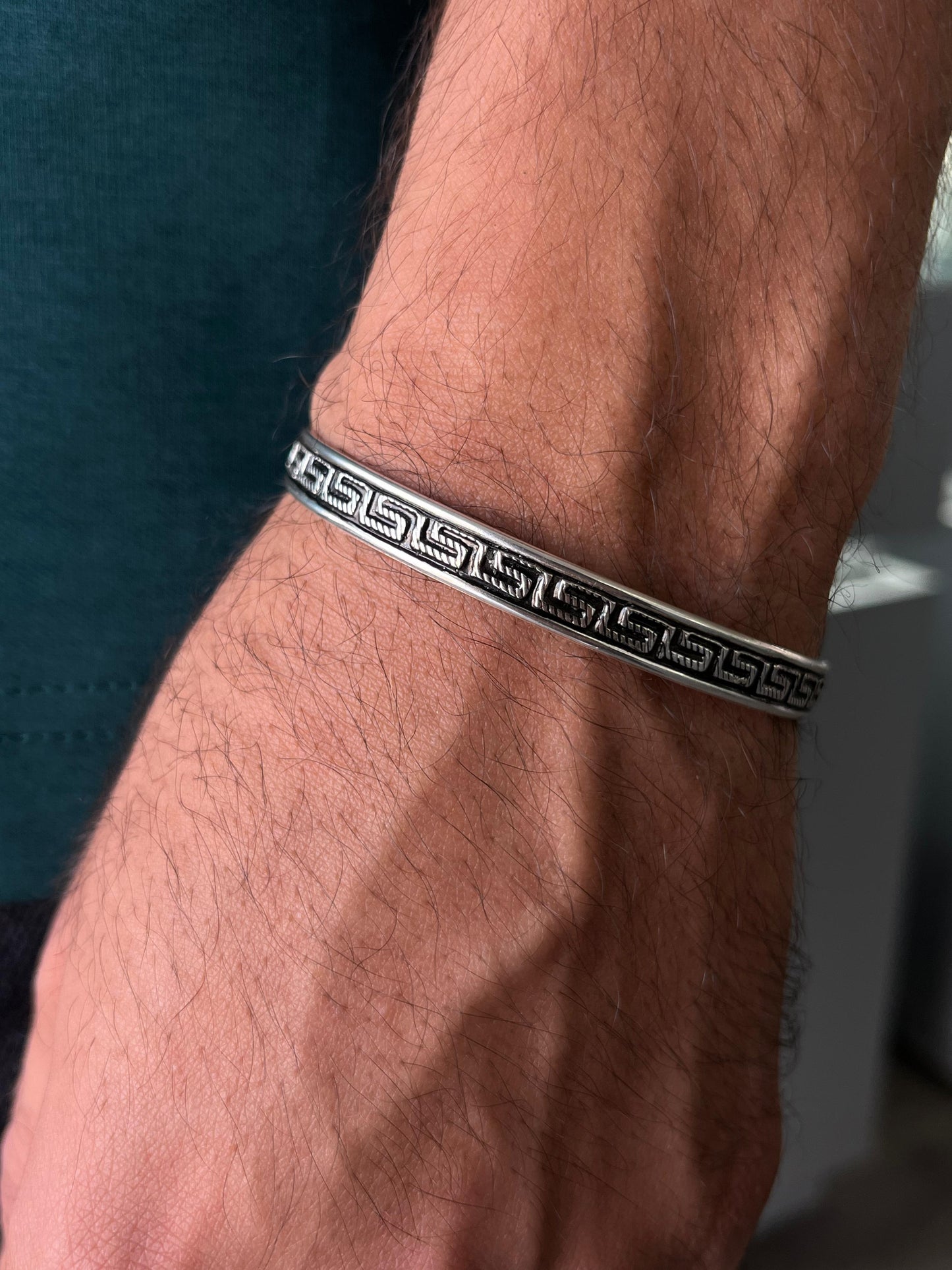 Versace Bangle for Men's Sterling Silver 925s