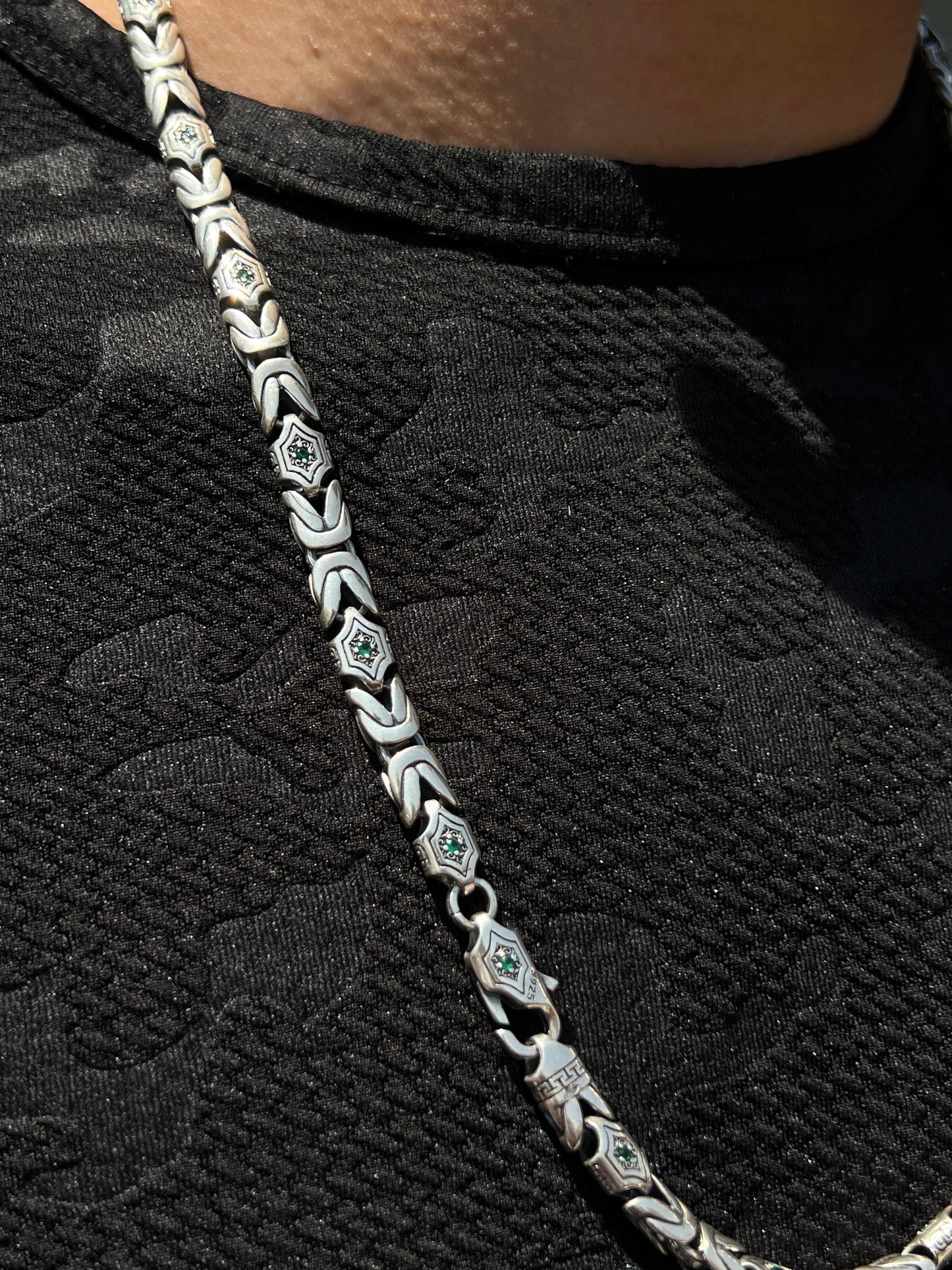 Lotus Necklace for Men's Sterling Silver 925s