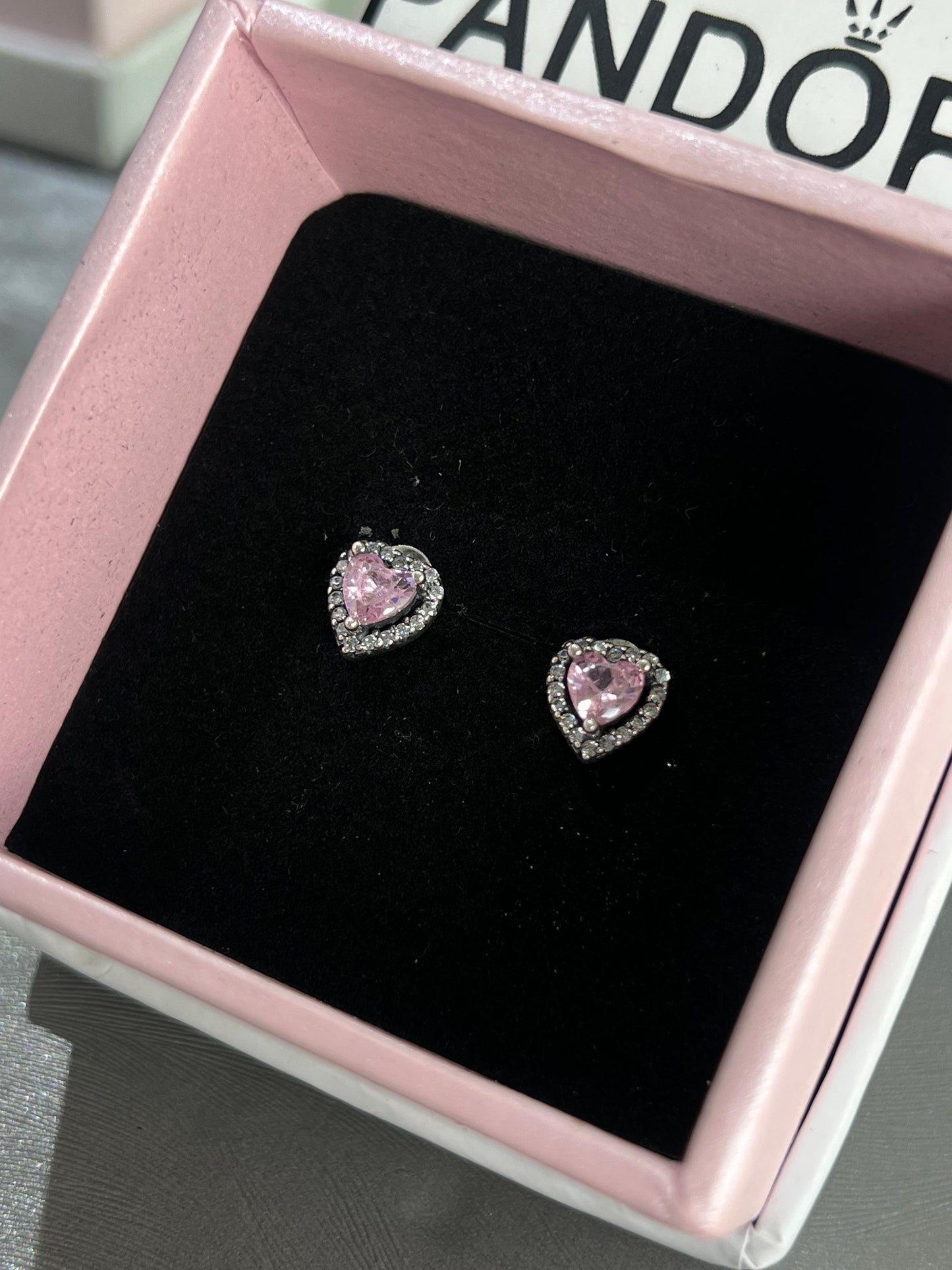 Sparkling Heart Earrings