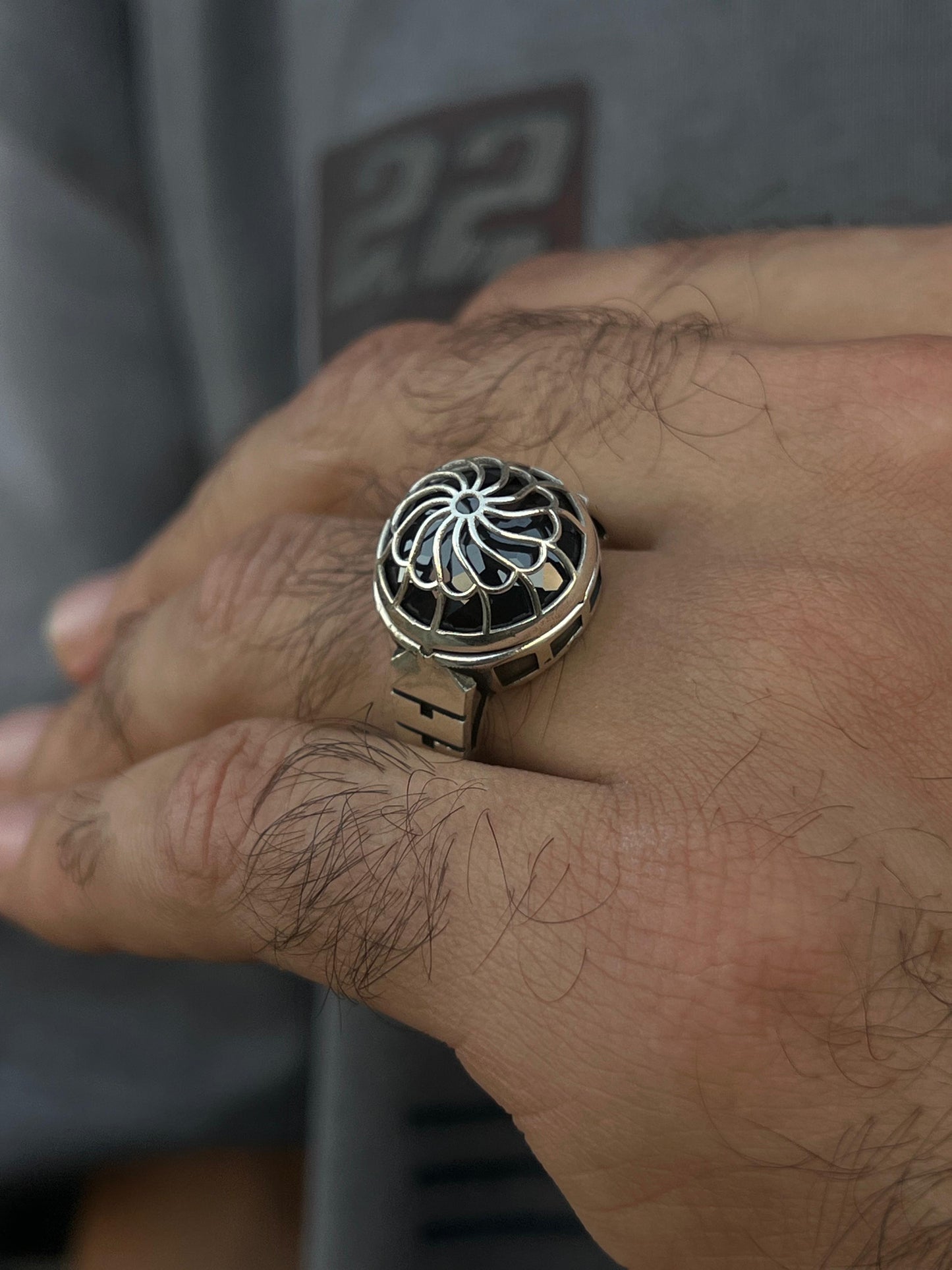 Dome Ring -for Men's Sterling Silver 925s