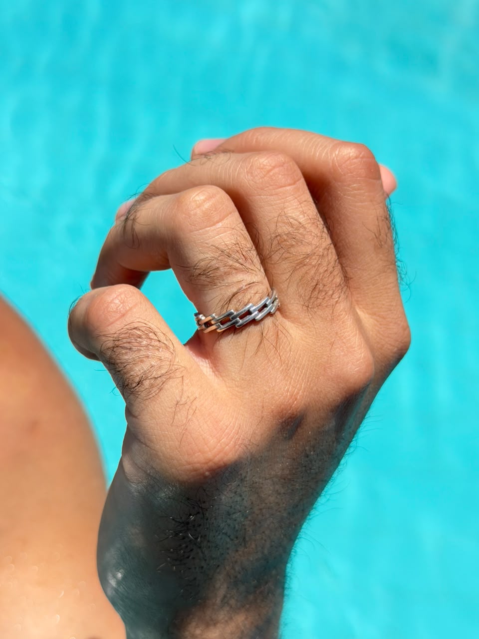 Linker Ring in Sterling Silver 925s