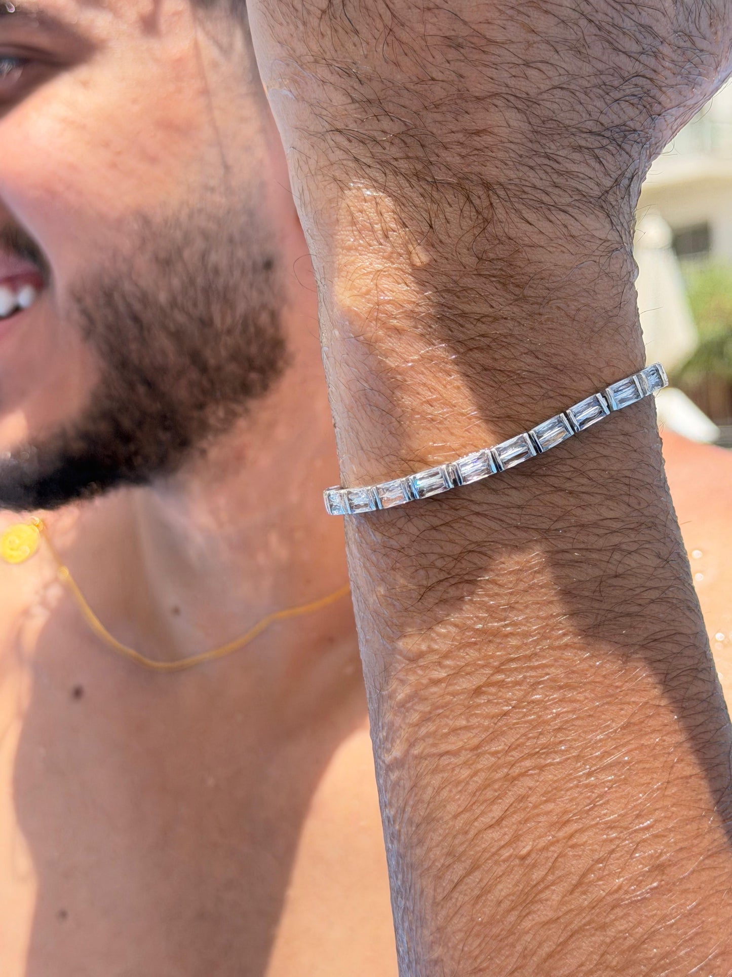 OG icey Phantom Bracelet Sterling Silver 925s(18.5cm-4.5mm)