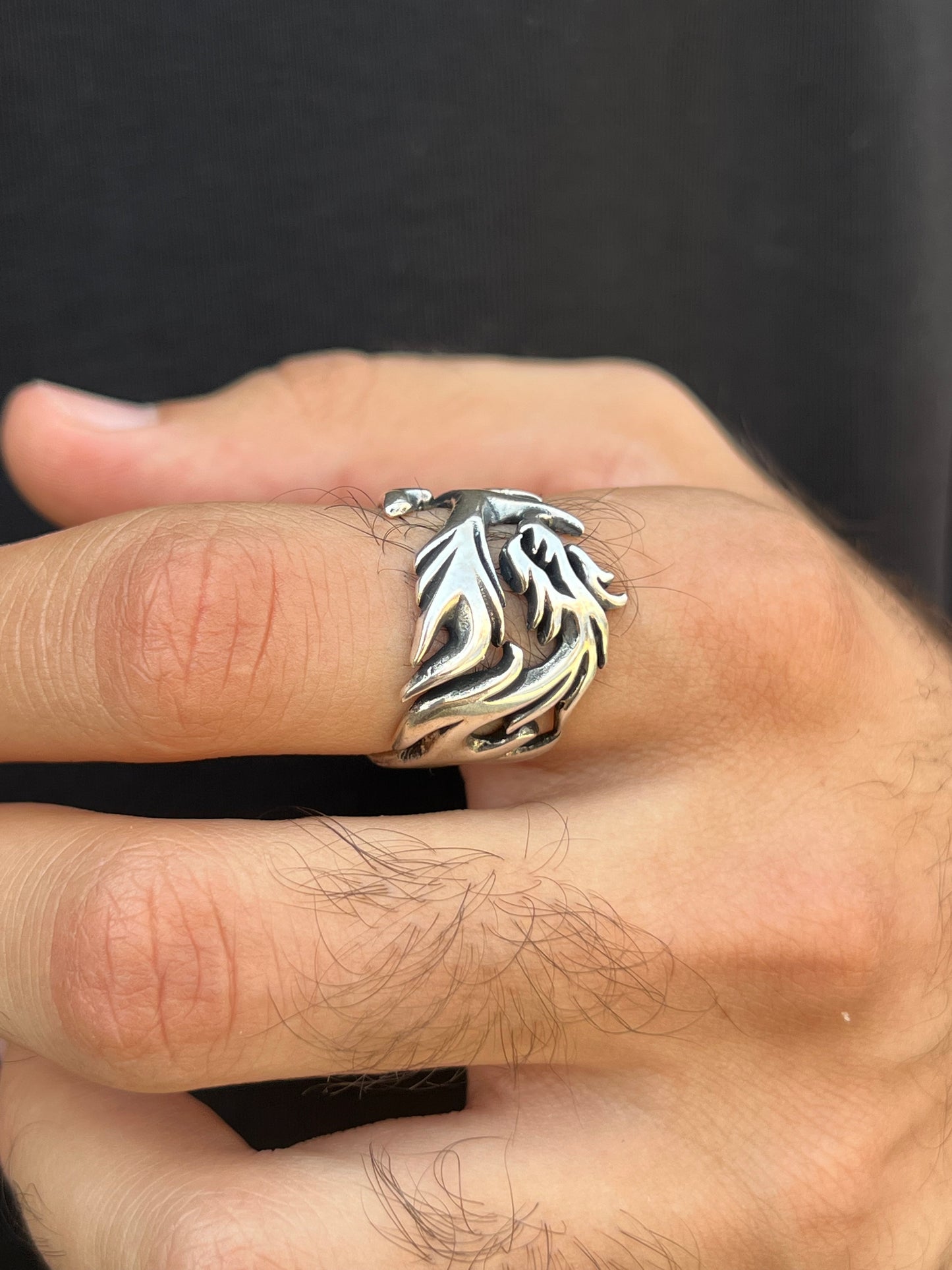 Dragon Ring -for Men's Sterling Silver 925s