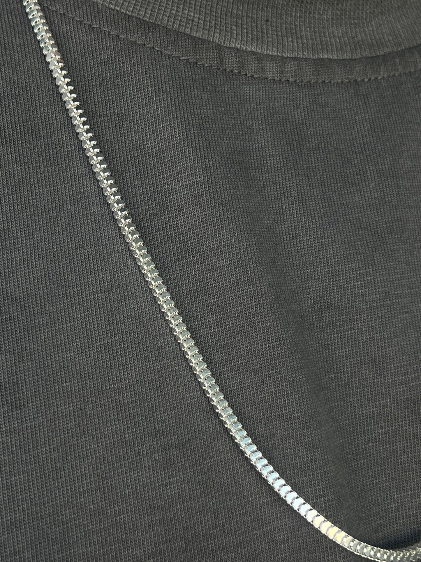 Square Link chain For Men Sterling Silver - 925