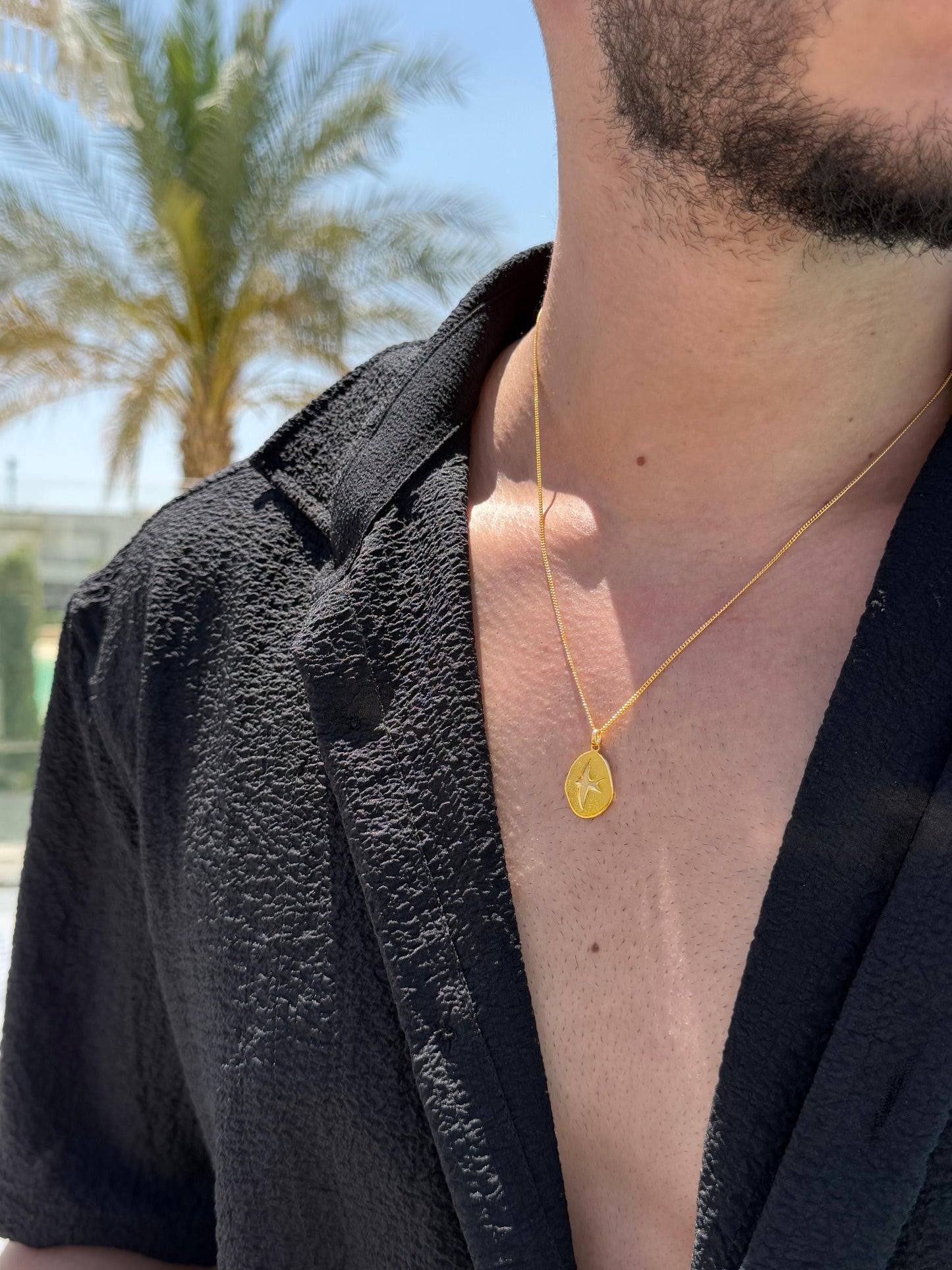 Liberty Necklace Sterling Silver 925s-Fine Gold Plated