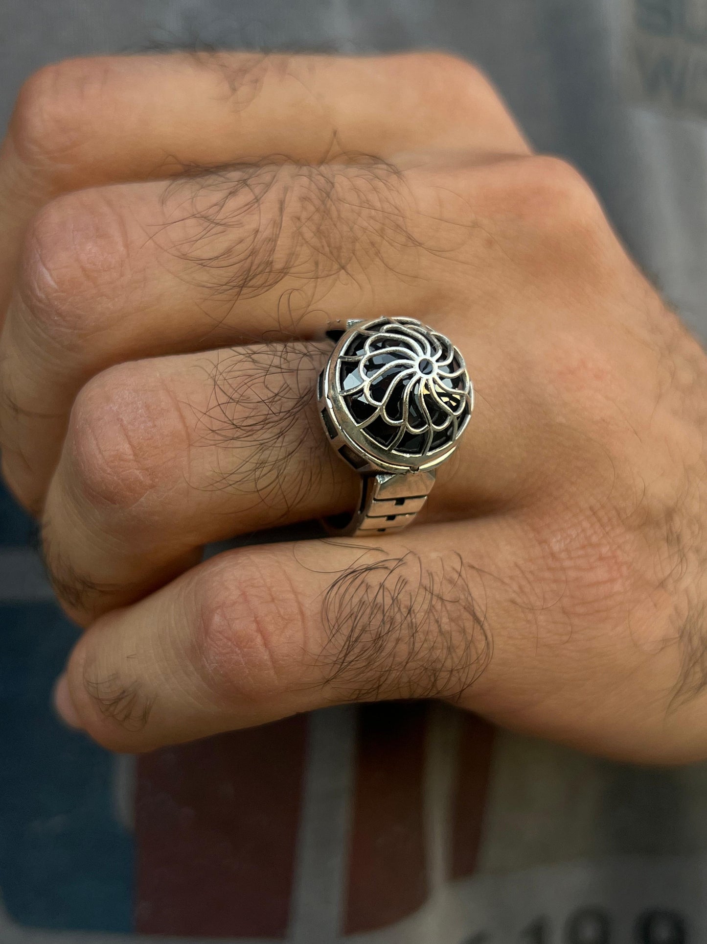 Dome Ring -for Men's Sterling Silver 925s