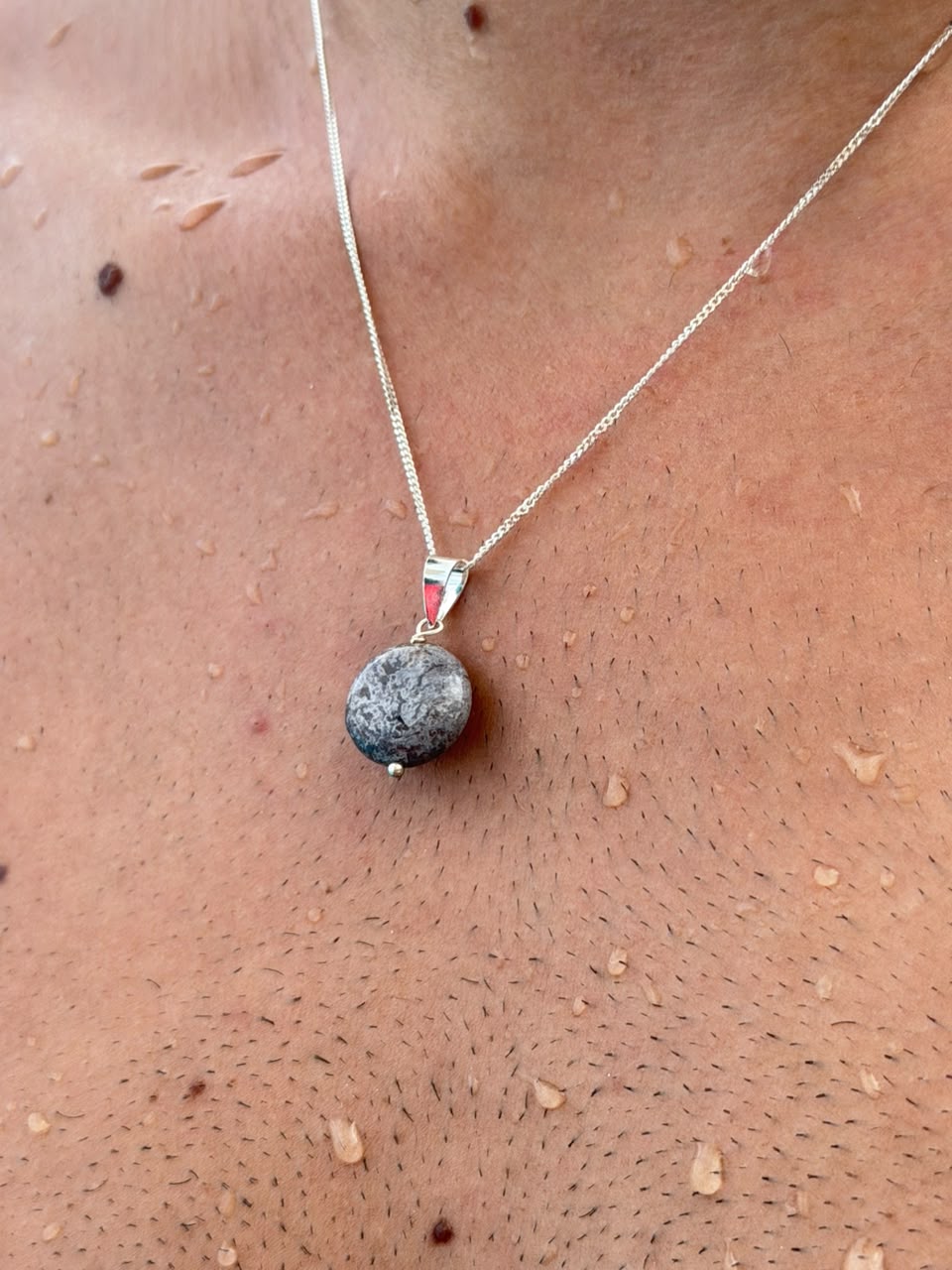 Agate Necklace Sterling Silver 925s