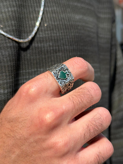 Ace Royale Ring -for Men's Sterling Silver 925s
