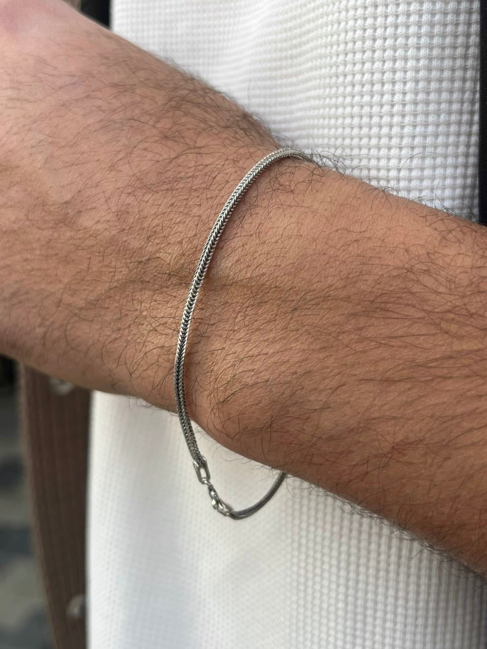 Oxidized Costie Bracelet for Men's Sterling Silver 925s