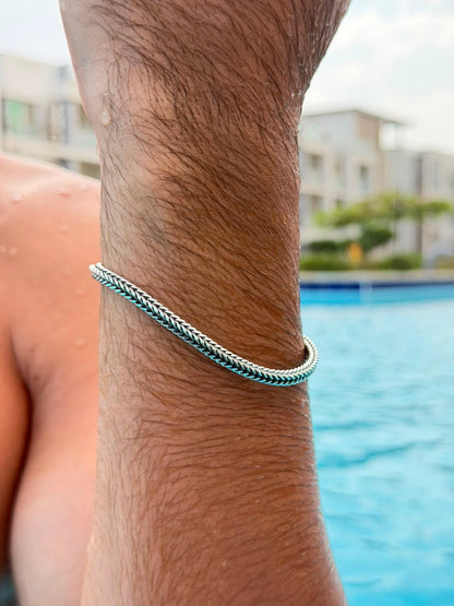 Cubic Costie Bracelet Sterling Silver 925s (4mm)