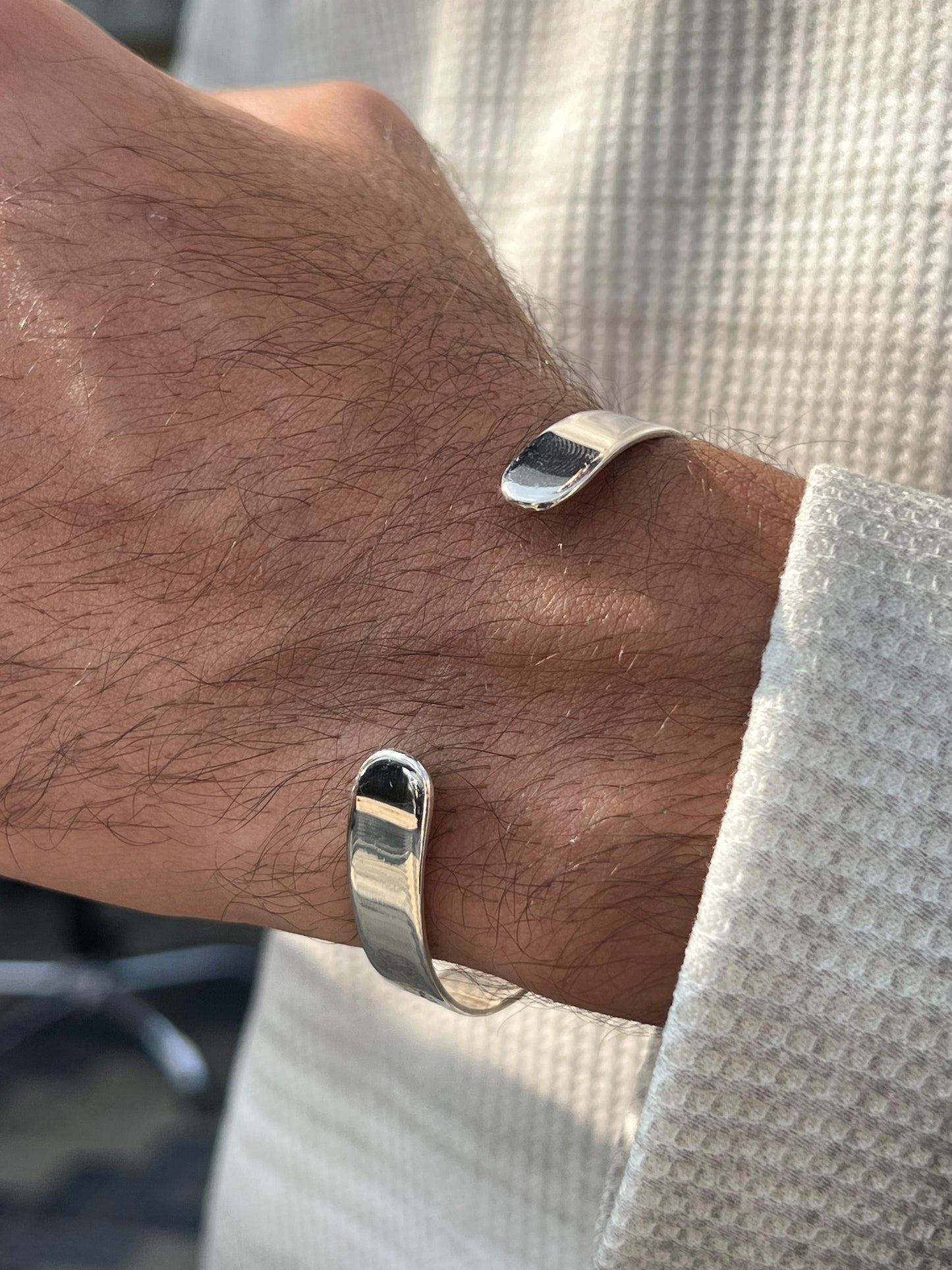 Islamic “آية الكرسي" Bangle S925 Sterling Silver for men