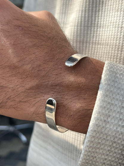 Islamic “آية الكرسي" Bangle S925 Sterling Silver for men