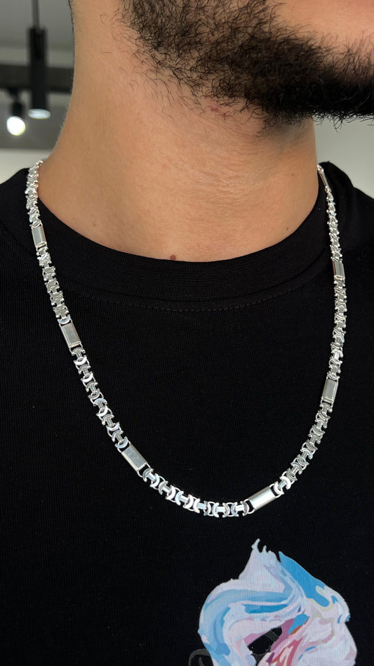 Heavy Euro -blank chain for Men's Sterling Silver 925s