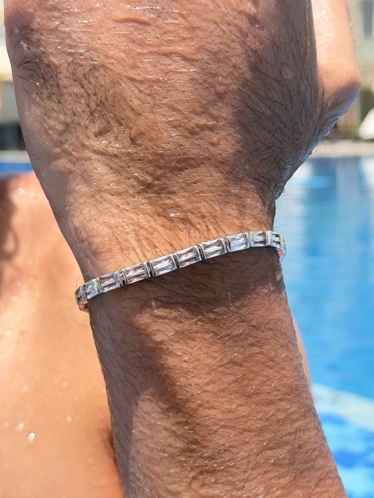 OG icey Phantom Bracelet Sterling Silver 925s(18.5cm-4.5mm)