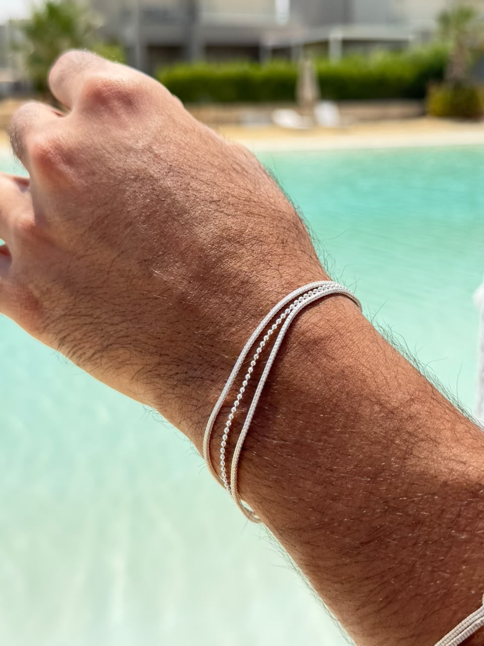 Triple Chain Bracelet Sterling Silver 925s