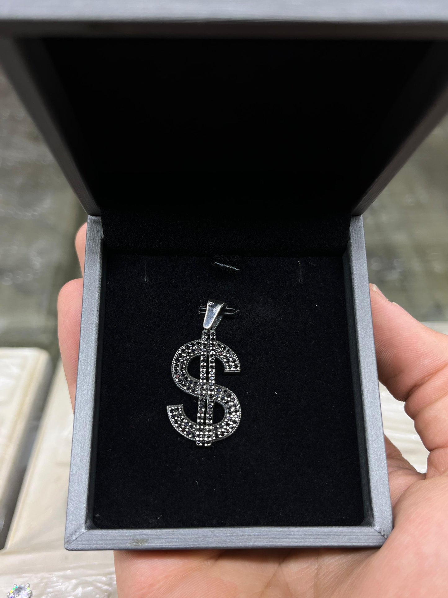 Money Pendant Men’s 925 Sterling Silver🤑