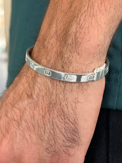 Sleek Cartier Bangle for Men's Sterling Silver 925s