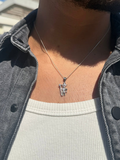 Outlaw Rider Necklaces for Men's Sterling Silver 925s