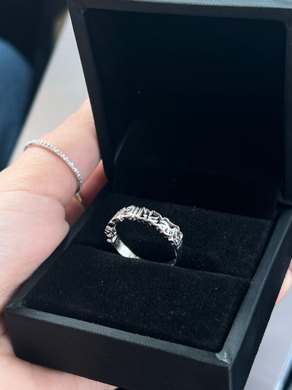 Couple Band Ring - 925Silver
 (لقد جمعنا الحب فمن يفرقنا)💞