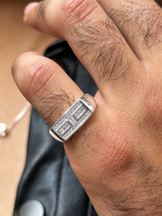 Twin Vault Ring in Sterling Silver 925s