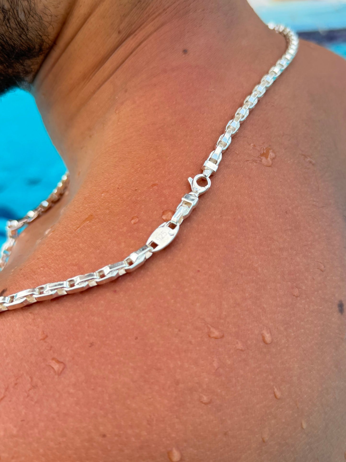 Pump Turkish Vault  Necklace Sterling Silver 925s