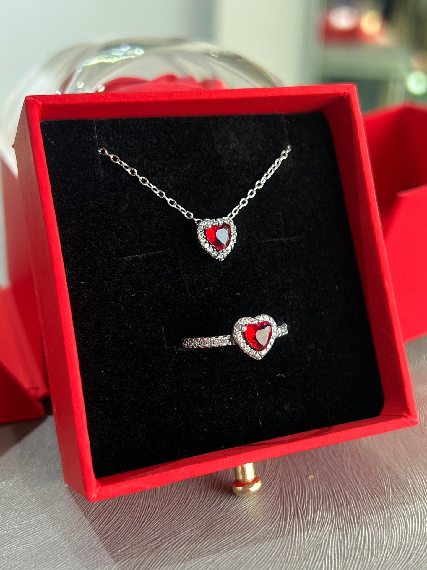 Red One Flower Valentine’s Box Drawer ❤️‍🔥