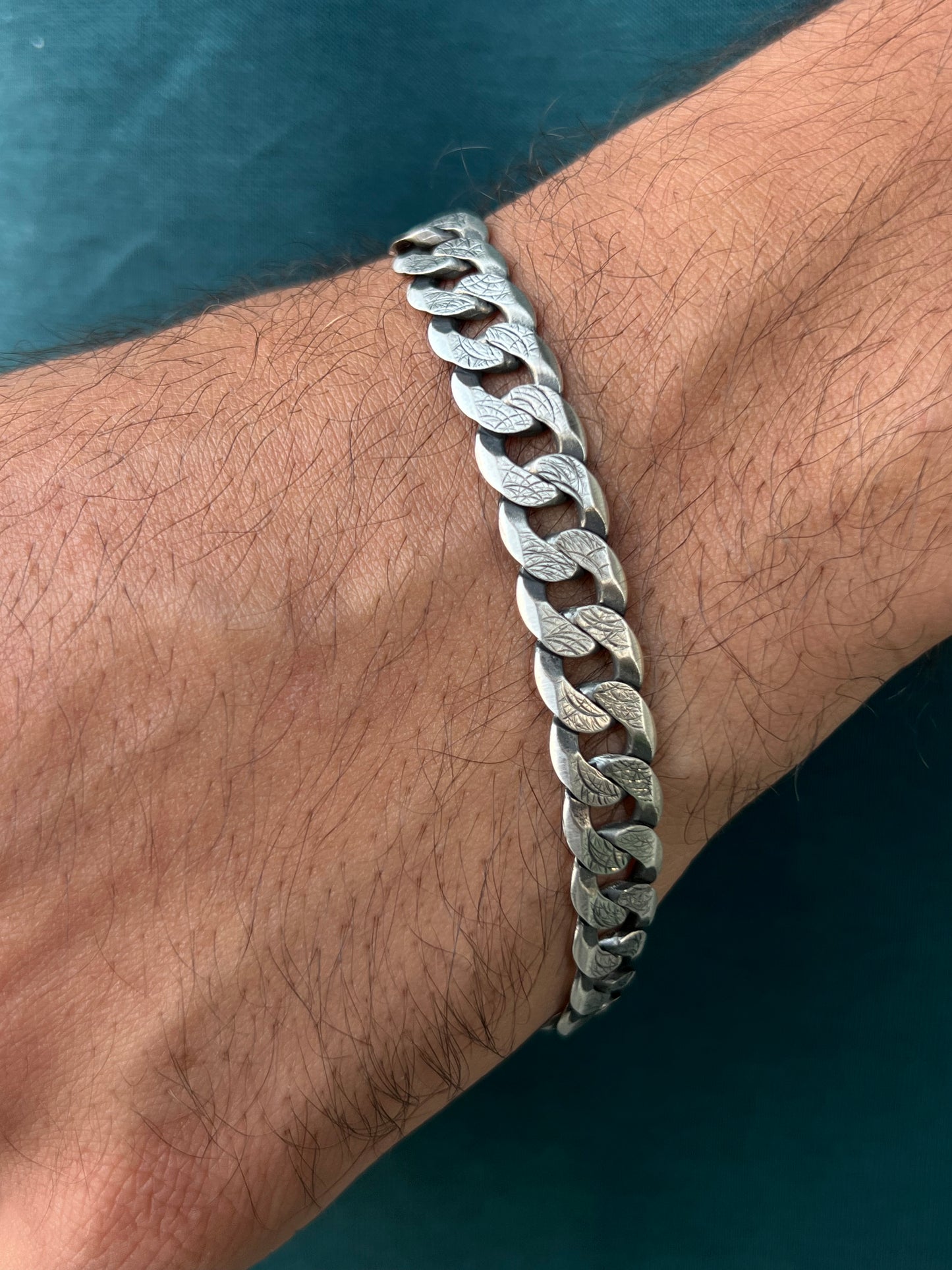 Oxidised Bracelet for Men's Sterling Silver 925s