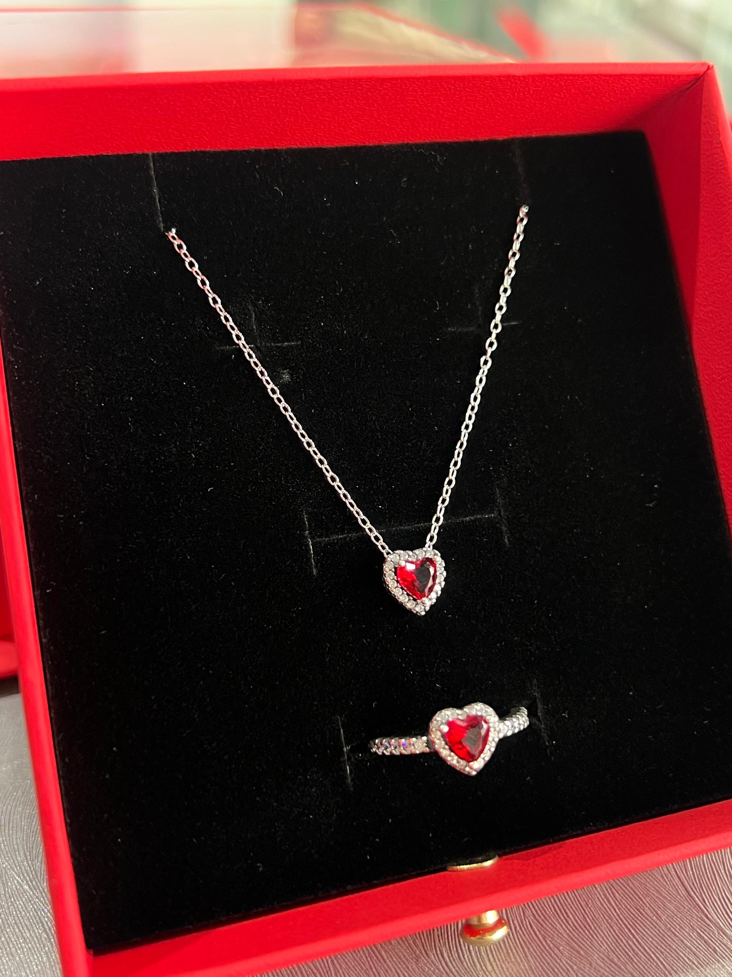 Red Drawer Flower Valentine’s Box